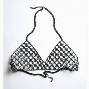Zara jeweled bra Sold Out